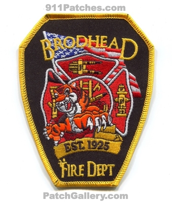 Brodhead Fire Department Patch (Kentucky)
Scan By: PatchGallery.com
Keywords: dept. est. 1925 tiger