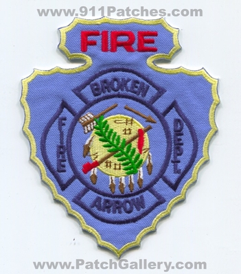 Broken Arrow Fire Department Patch (Oklahoma)
Scan By: PatchGallery.com
Keywords: dept.
