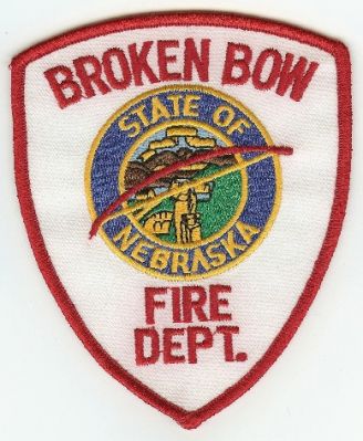 Broken Bow Fire Dept
Thanks to PaulsFirePatches.com for this scan.
Keywords: nebraska department