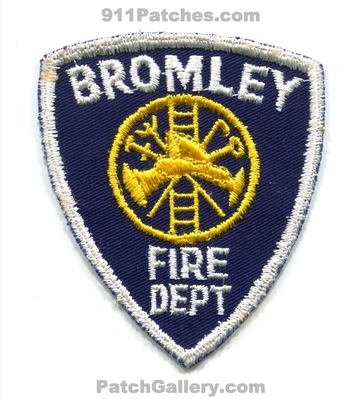 Bromley Fire Department Patch (Kentucky)
Scan By: PatchGallery.com
Keywords: dept.