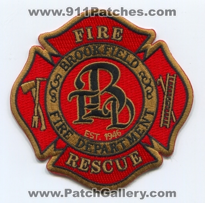 Brookfield Fire Rescue Department Patch (Wisconsin)
Scan By: PatchGallery.com
Keywords: dept.