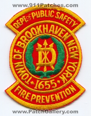 Brookhaven Department of Public Safety DPS Fire Prevention Patch (New York)
Scan By: PatchGallery.com
Keywords: town of dept.
