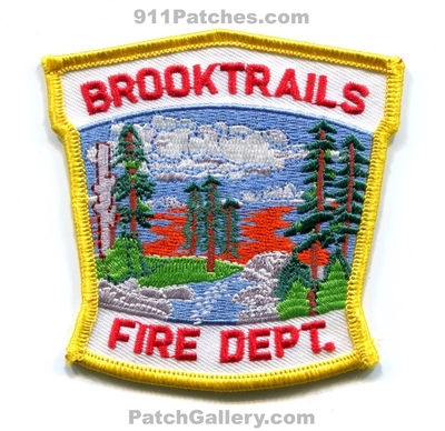 Brooktrails Fire Department Patch (California)
Scan By: PatchGallery.com
Keywords: dept.