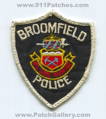 Broomfield Police Department Patch (Colorado)
Scan By: PatchGallery.com
Keywords: dept.