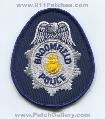 Broomfield Police Department Patch (Colorado)
Scan By: PatchGallery.com
Keywords: dept.