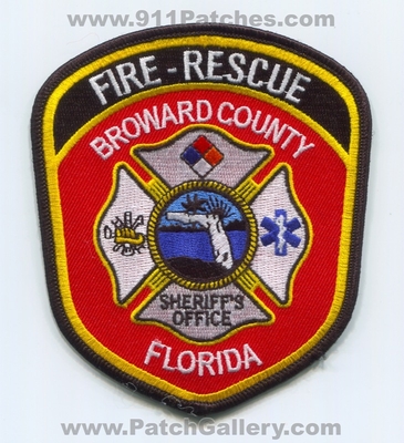 Broward County Fire Rescue Department Sheriffs Office Patch (Florida)
Scan By: PatchGallery.com
Keywords: co. dept. police