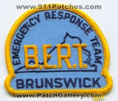 Brunswick Emergency Response Team BERT Patch (Virginia)
Scan By: PatchGallery.com
Keywords: b.e.r.t. ems