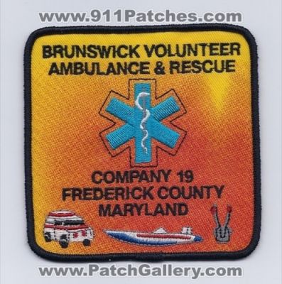 Brunswick Volunteer Ambulance and Rescue Company 19 (Maryland)
Thanks to Paul Howard for this scan.
Keywords: & ems frederick county