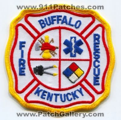 Buffalo Fire Rescue Department Patch (Kentucky)
Scan By: PatchGallery.com
Keywords: dept.