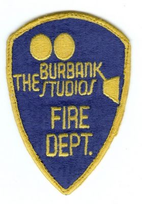 Burbank Studios Fire Dept
Thanks to PaulsFirePatches.com for this scan.
Keywords: california department