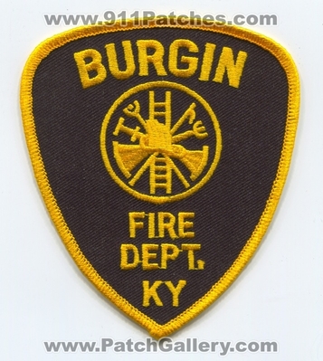 Burgin Fire Department Patch (Kentucky)
Scan By: PatchGallery.com
Keywords: dept. ky