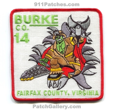 Burke Fire Department Company 14 Fairfax County Patch (Virginia)
Scan By: PatchGallery.com
Keywords: dept. co. station