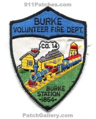 Burke Volunteer Fire Department Company 14 Patch (Virginia)
Scan By: PatchGallery.com
Keywords: vol. dept. co. station 1854
