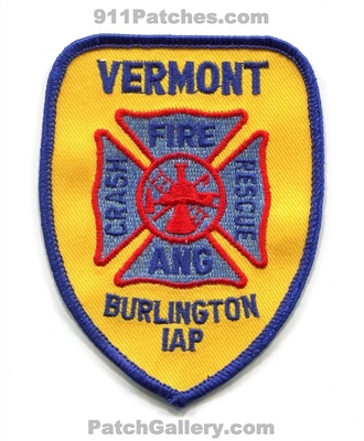 Burlington International Airport Crash Fire Rescue Department ANG USAF Military Patch (Vermont)
Scan By: PatchGallery.com
Keywords: iap dept. cfr arff air national guard
