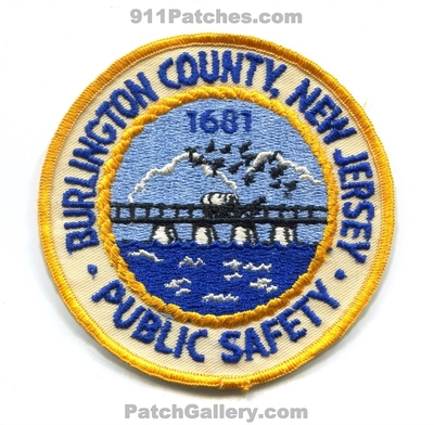 Burlington County Public Safety Department Patch (New Jersey)
Scan By: PatchGallery.com
Keywords: co. dept. of dps fire rescue ems police sheriffs 911 dispatcher communications 1681