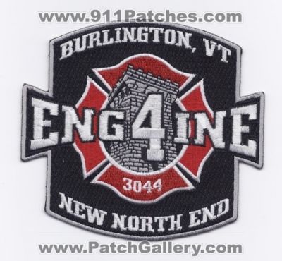 Burlington Fire Department Engine 4 (Vermont)
Thanks to Paul Howard for this scan.
Keywords: dept. 3044