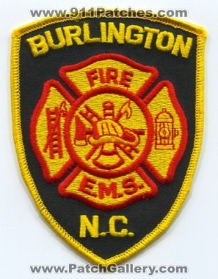 Burlington Fire Department Patch (North Carolina)
Scan By: PatchGallery.com
Keywords: ems e.m.s. dept. n.c.
