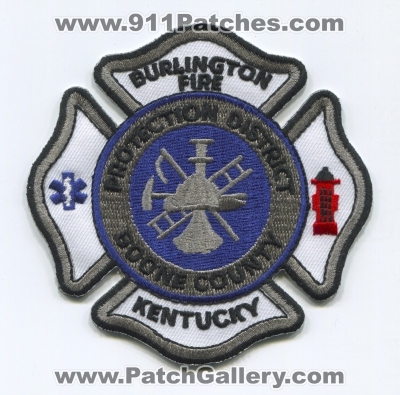 Burlington Fire Protection District Patch (Kentucky)
Scan By: PatchGallery.com
Keywords: prot. dist. department dept. boone county co.