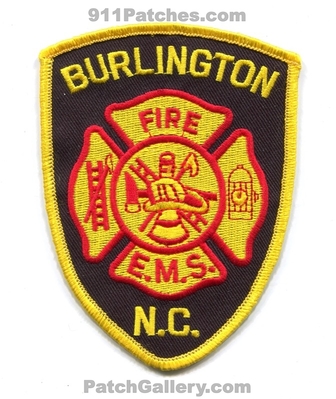 Burlington Fire Department Patch (North Carolina)
Scan By: PatchGallery.com
Keywords: dept. ems e.m.s. nc n.c.