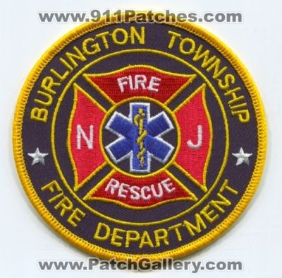 Burlington Township Fire Rescue Department Patch (New Jersey)
Scan By: PatchGallery.com
Keywords: twp. dept. nj