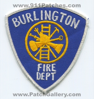 Burlington Fire Department Patch (Vermont)
Scan By: PatchGallery.com
Keywords: dept.