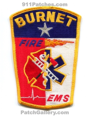 Burnet Fire Department Patch (Texas)
Scan By: PatchGallery.com
Keywords: dept. ems