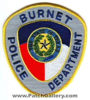 Burnet Police Department (Texas)
Scan By: PatchGallery.com
