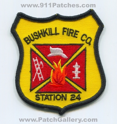 Bushkill Fire Company Station 24 Patch (Pennsylvania)
Scan By: PatchGallery.com
Keywords: co. department dept.
