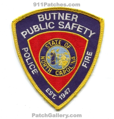 Butner Public Safety Department Fire Police Patch (North Carolina)
Scan By: PatchGallery.com
Keywords: dept. of dps d.p.s. est. 1947