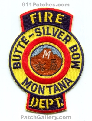 Butte Silver Bow Fire Department Patch (Montana)
Scan By: PatchGallery.com
Keywords: dept.