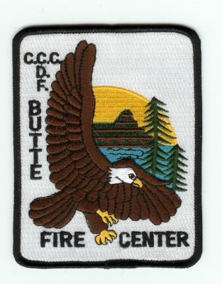 Butte Fire Center
Thanks to PaulsFirePatches.com for this scan.
Keywords: california ccc cdf