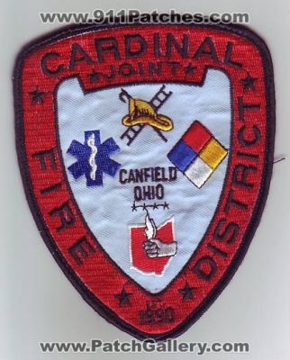 Cardinal Joint Fire District (Ohio)
Thanks to Dave Slade for this scan.
Keywords: department dept. canfield