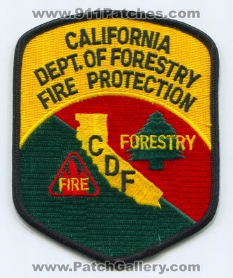 California Department of Forestry CDF Fire Protection Patch (California)
Scan By: PatchGallery.com
Keywords: dept. c.d.f. prot. forest wildfire wildland