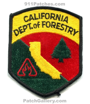 California Department of Forestry CDF Fire Protection Patch (California)
Scan By: PatchGallery.com
Keywords: dept. prot.