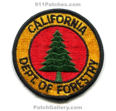 California Department of Forestry CDF Fire Protection Patch (California)
Scan By: PatchGallery.com
Keywords: dept. prot.