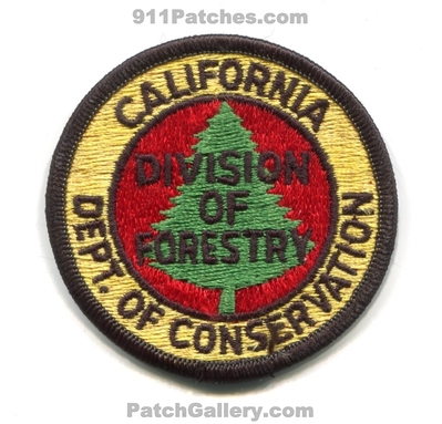California Division of Forestry CDF Department of Conservation Patch (California)
Scan By: PatchGallery.com
Keywords: div. dept. forest fire wildfire wildland