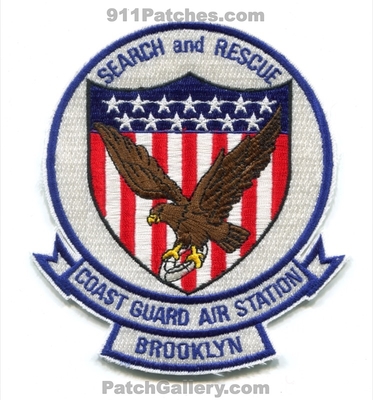 Coast Guard Air Station Brooklyn Search and Rescue USCG Military Patch (New York)
Scan By: PatchGallery.com
Keywords: cgas sar