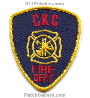 CKC Fire Department Blacksburg Patch (South Carolina)
Scan By: PatchGallery.com
Keywords: dept.