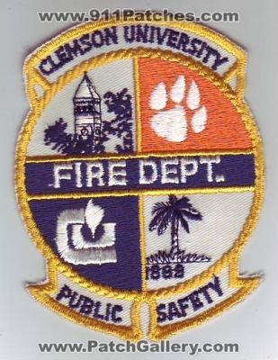 Clemson University Fire Department (South Carolina)
Thanks to Dave Slade for this scan.
Keywords: dept. public safety dps