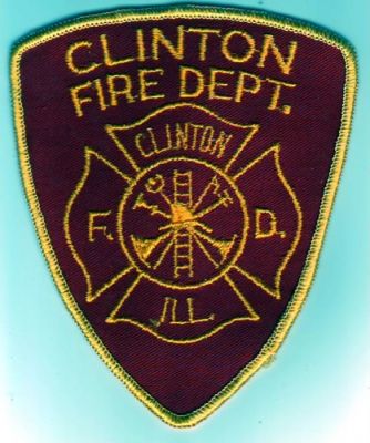 Clinton Fire Dept (Illinois)
Thanks to Dave Slade for this scan.
Keywords: department f.d. fd