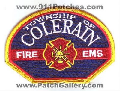 Colerain Township Fire EMS Department (Ohio)
Thanks to Dave Slade for this scan.
Keywords: twp. of dept.
