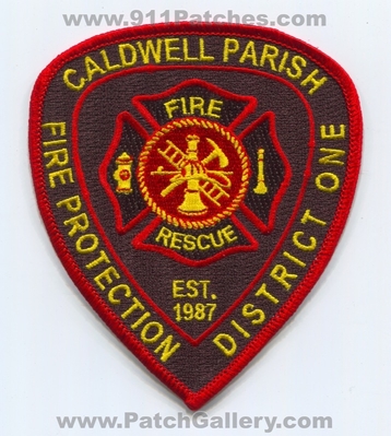 Caldwell Parish Fire Protection District One Patch (Louisiana)
Scan By: PatchGallery.com
Keywords: port. dist. 1 rescue department dept. est. 1987