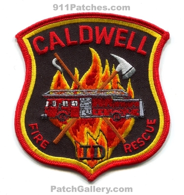 Caldwell Fire Rescue Department Patch (Idaho)
Scan By: PatchGallery.com
Keywords: dept.