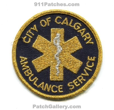 Calgary Ambulance Service EMS Patch (Canada AB)
Scan By: PatchGallery.com
Keywords: city of