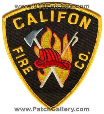 Califon Fire Company (New Jersey)
Scan By: PatchGallery.com
Keywords: co.