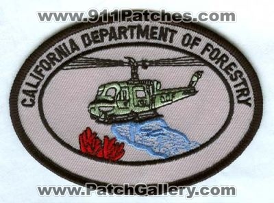 California Department of Forestry CDF Helicopter Wildland Fire (California)
Scan By: PatchGallery.com
Keywords: wildfire
