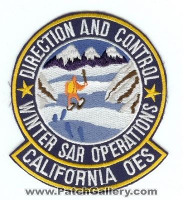 California OES Winter SAR Operations
Thanks to PaulsFirePatches.com for this scan.
Keywords: search & and rescue office of emergency services