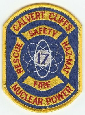 Calvert Cliffs Nuclear Power Fire Rescue
Thanks to PaulsFirePatches.com for this scan.
Keywords: maryland haz mat hazmat
