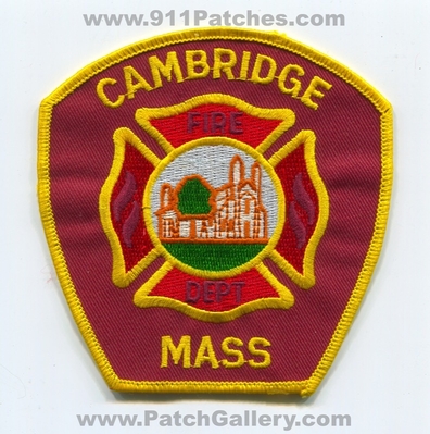 Cambridge Fire Department Patch (Massachusetts)
Scan By: PatchGallery.com
Keywords: dept. mass.