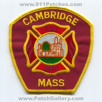 Cambridge Fire Department Patch (Massachusetts)
Scan By: PatchGallery.com
Keywords: dept. mass.